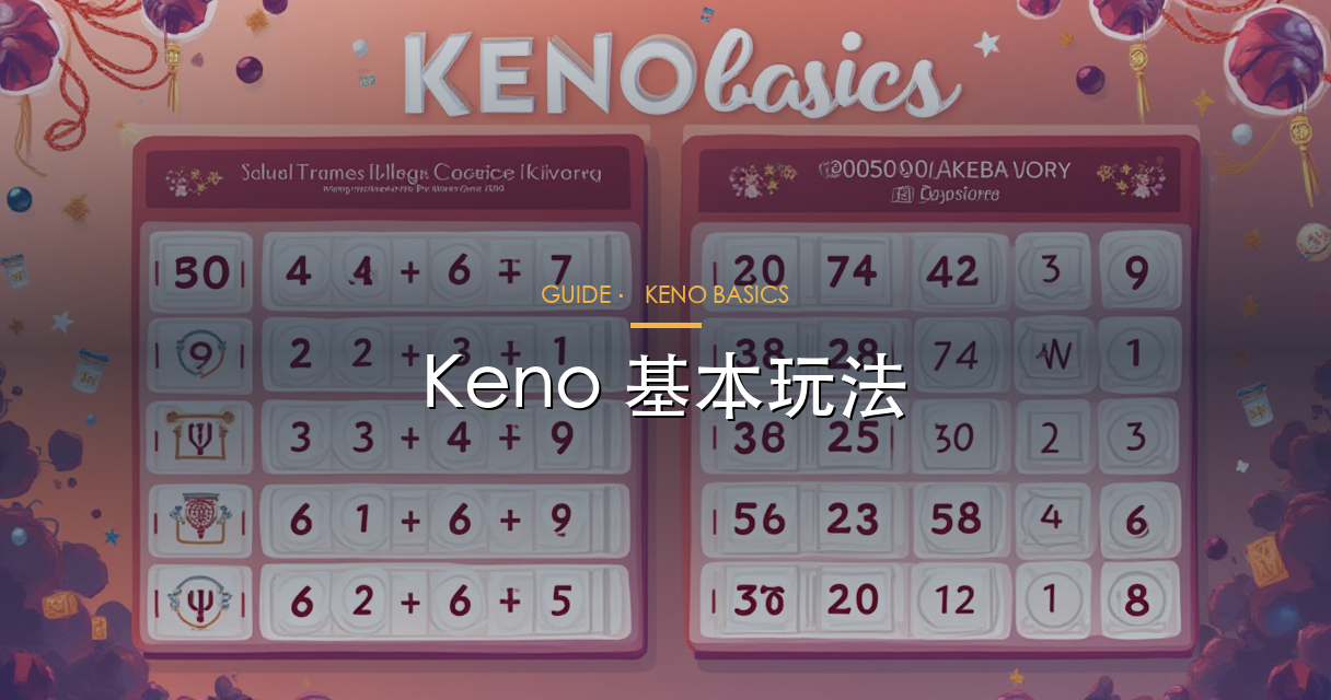 Keno 基本玩法